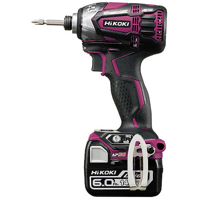 HiKOKI HiKOKI 日立 14.4Vコードレスインパクトドライバ 6.0Ah レッド  