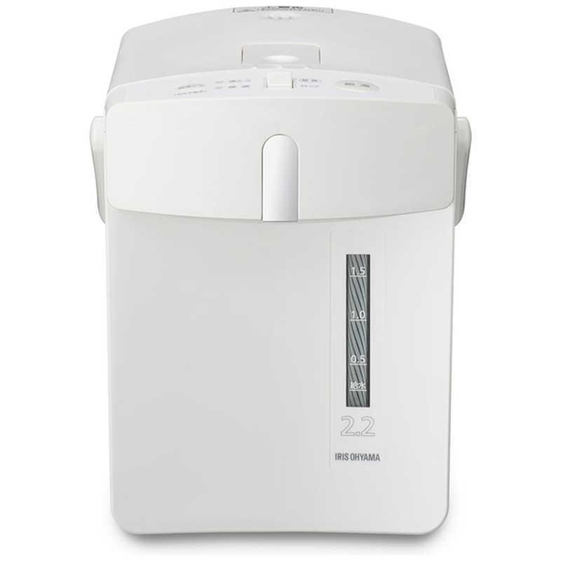 アイリスオーヤマ IRIS OHYAMA ジャーポット メカ式2.2L ホワイト IMHD−122−W IMHD122W|y-kojima|04