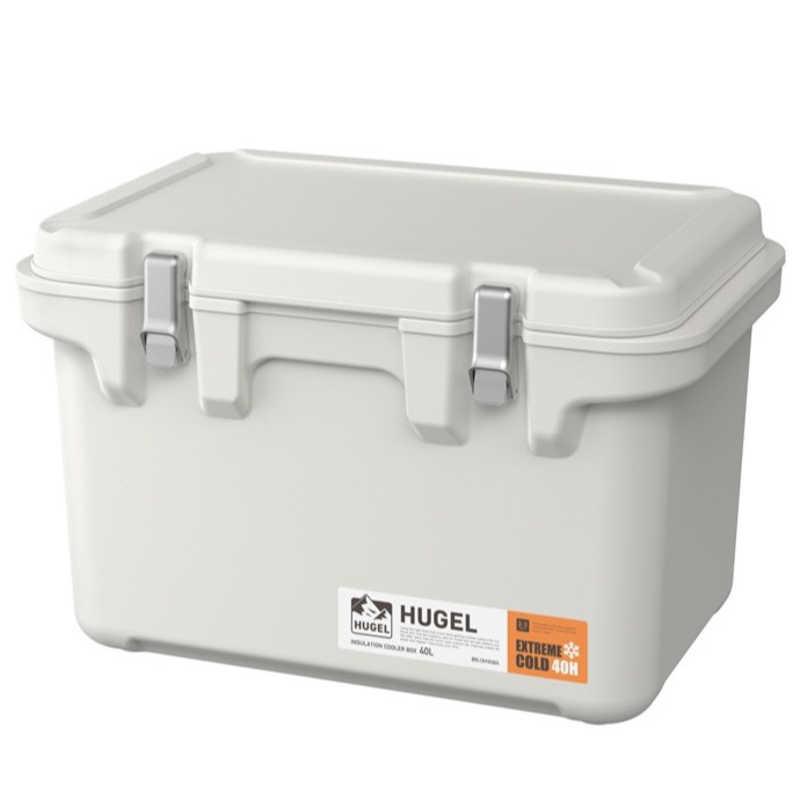 アイリスオーヤマ HUGEL 真空断熱クーラーボックス 40L ホワイト VITC-40の商品画像（Yahoo!ショッピング）
