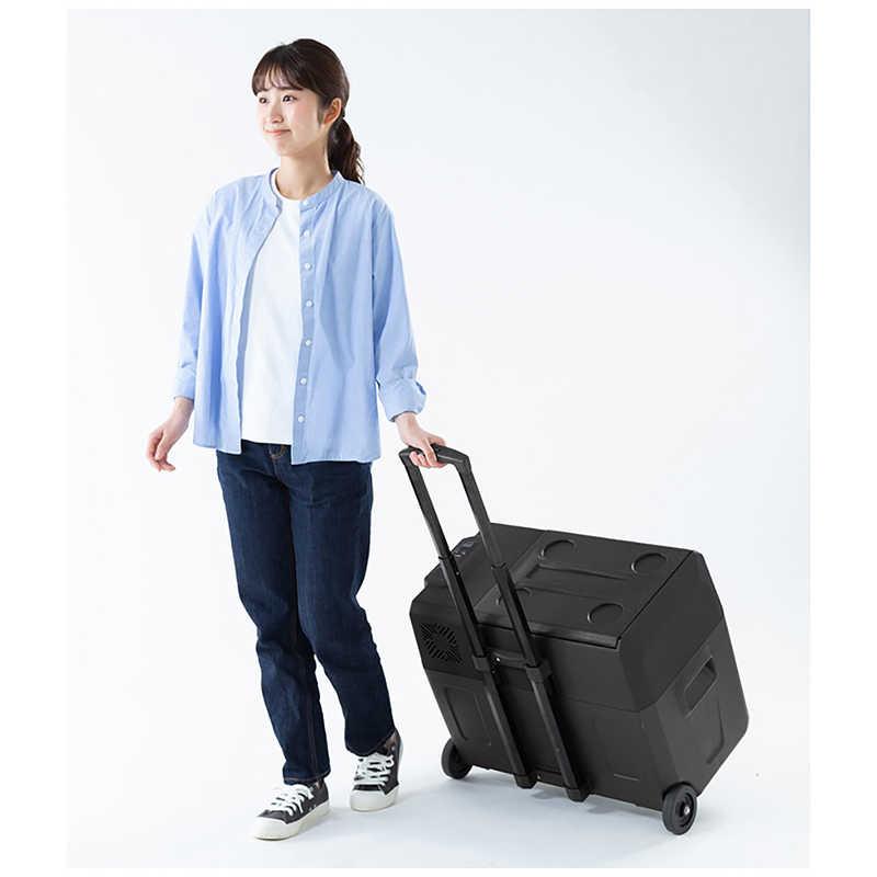 アイリスオーヤマ IRIS OHYAMA ポータブル冷蔵冷凍庫 40L ブラック  IPD-4Aの画像