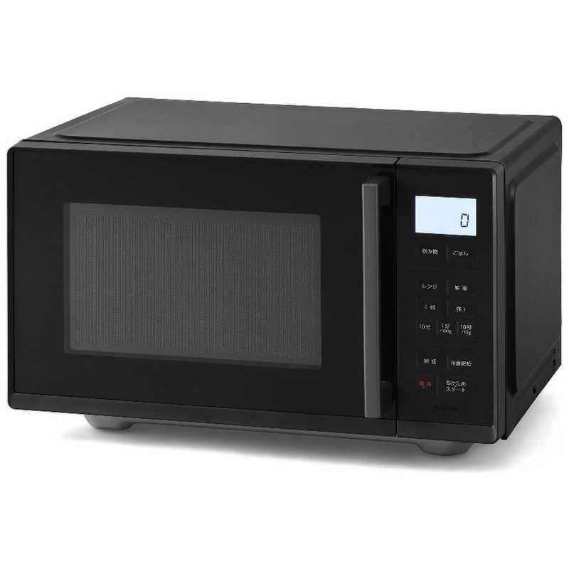 アイリスオーヤマ IRIS OHYAMA 電子レンジ 22L ブラック KMBF2203
