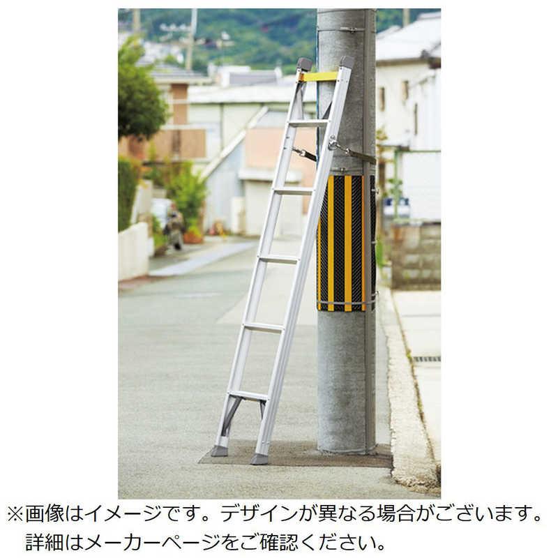 長谷川工業 電柱昇降用1連はしご 2.14m 安全ベルト、バンド付 