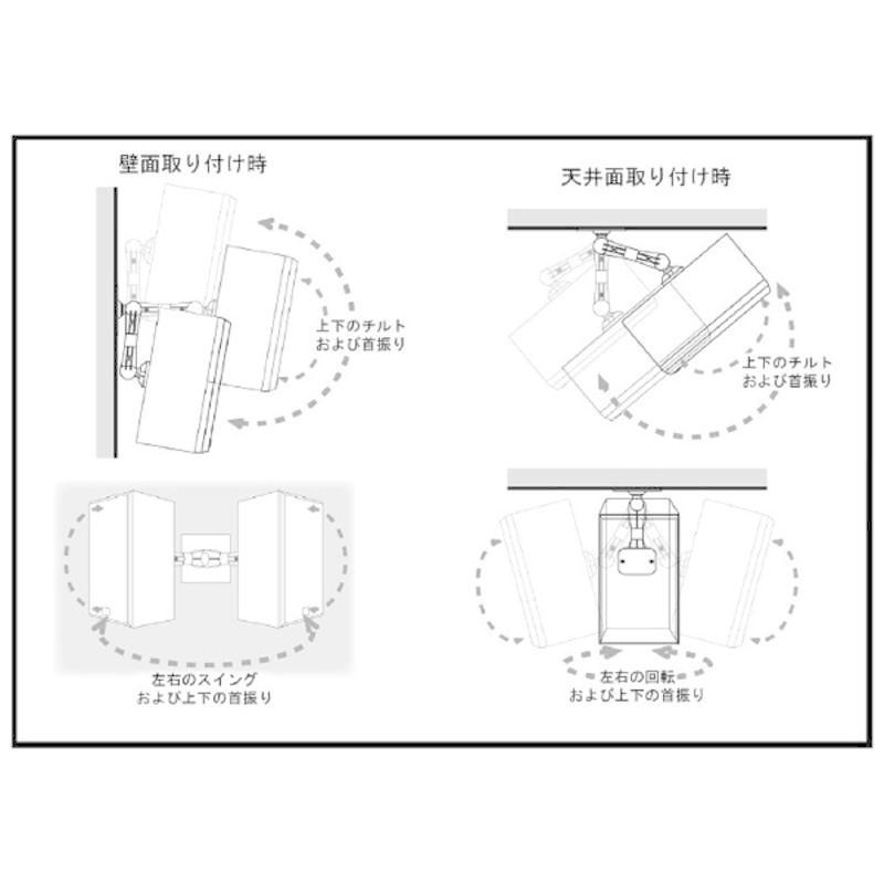 JBL JBL 壁・天井用ユニバーサルブラケット(ブラック/1本) MTC JBL JBL 壁・天井用ユニバーサルブラケット(ブラック/1本) MTC