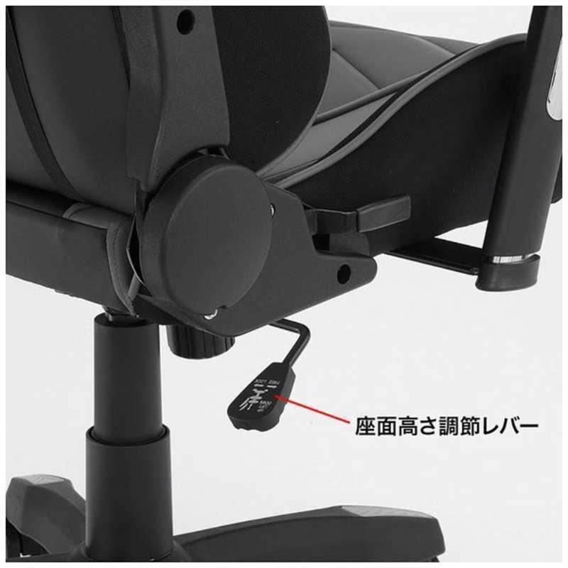 サンワサプライ　ゲーミングチェア グレー　SNC-L18GY_3