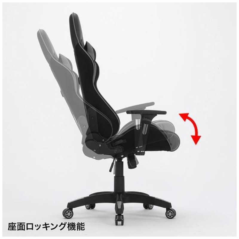 サンワサプライ　ゲーミングチェア グレー　SNC-L18GY_4