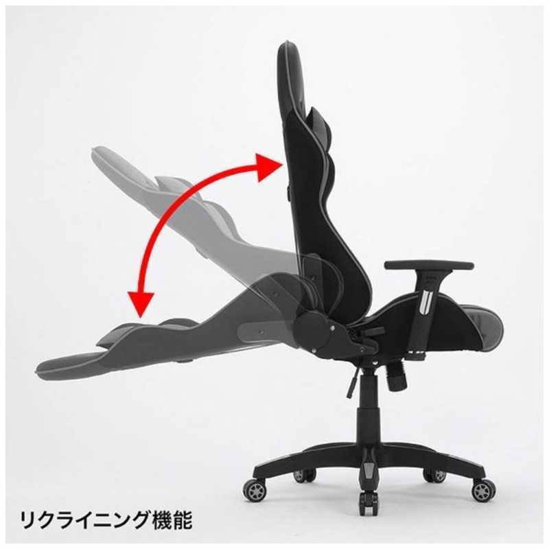 サンワサプライ　ゲーミングチェア グレー　SNC-L18GY_5