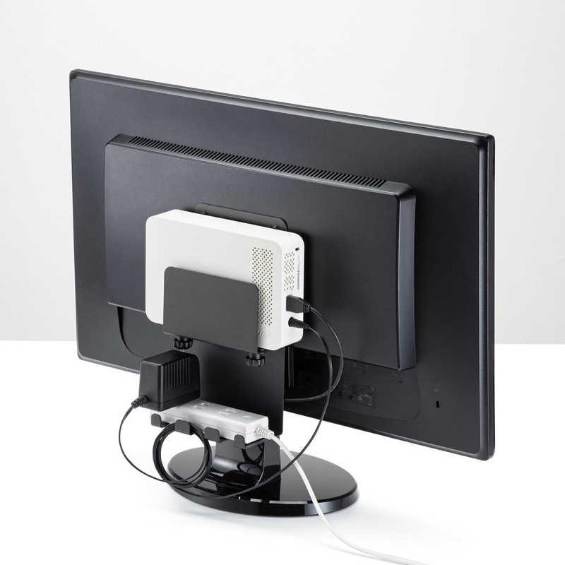 サンワサプライ VESAマウント取付小型PC、HDDホルダー MR-VESA14