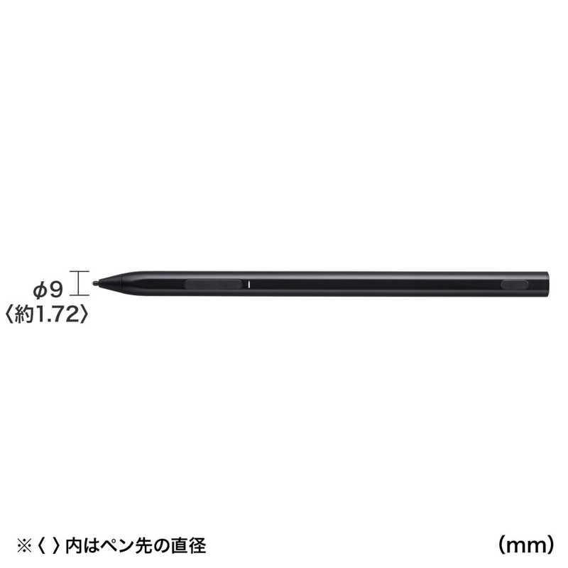 サンワサプライ Microsoft Surface専用充電式極細タッチペン(ブラック