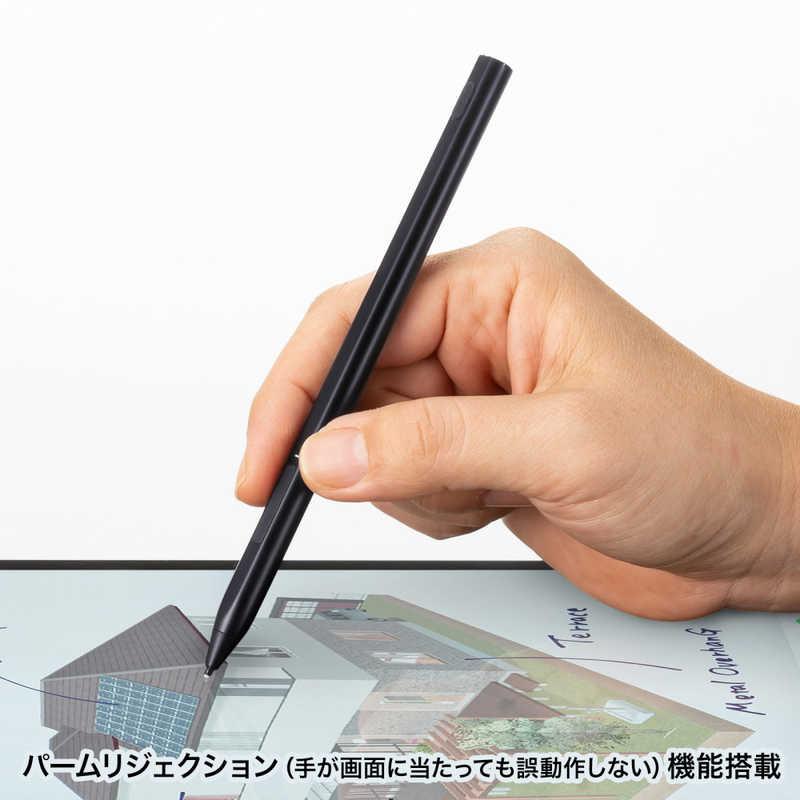 サンワサプライ Microsoft Surface専用充電式極細タッチペン(ブラック