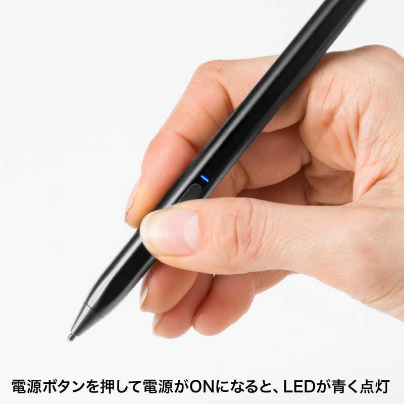 サンワサプライ Microsoft Surface専用充電式極細タッチペン(ブラック