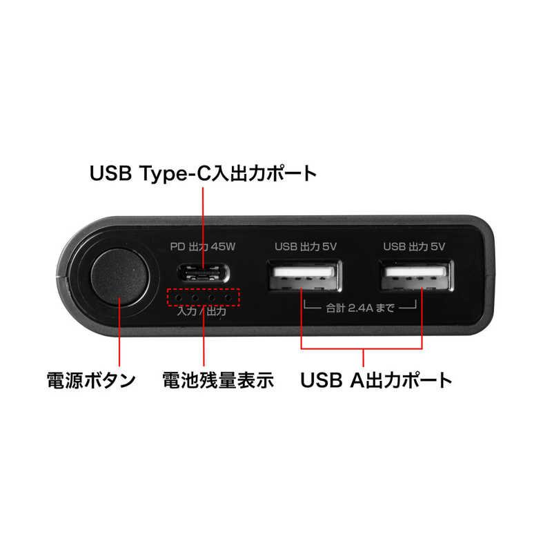サンワサプライ　USB PD対応モバイルバッテリー(20100mAh・PD45W)　BTL-RDC26_17