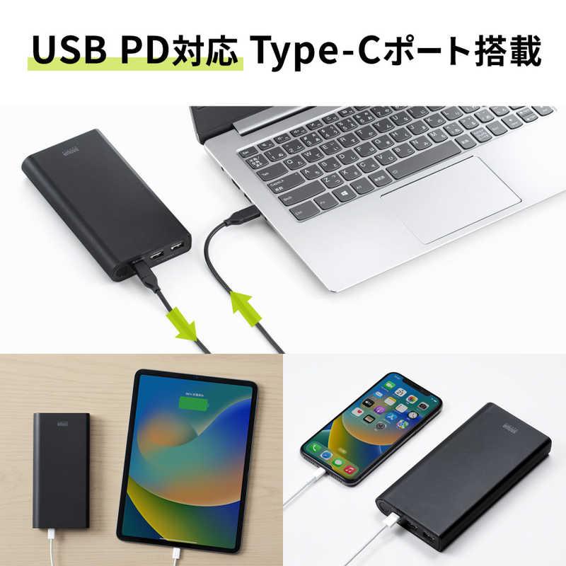 サンワサプライ　USB PD対応モバイルバッテリー(20100mAh・PD45W)　BTL-RDC26_4