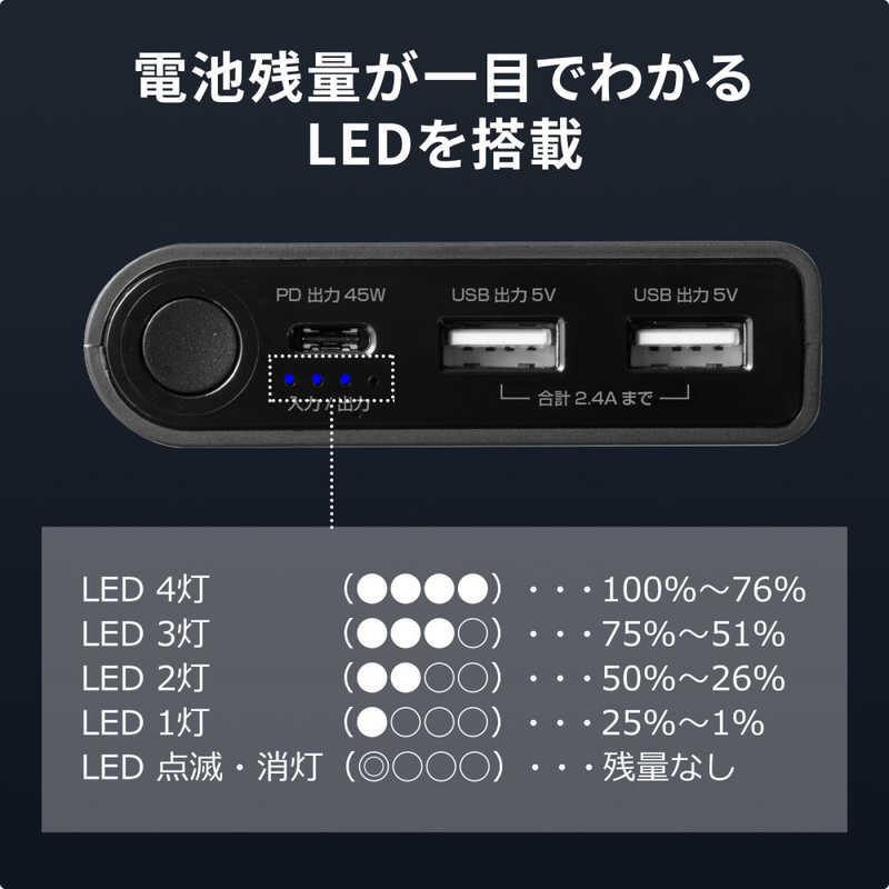 サンワサプライ　USB PD対応モバイルバッテリー(20100mAh・PD45W)　BTL-RDC26_9