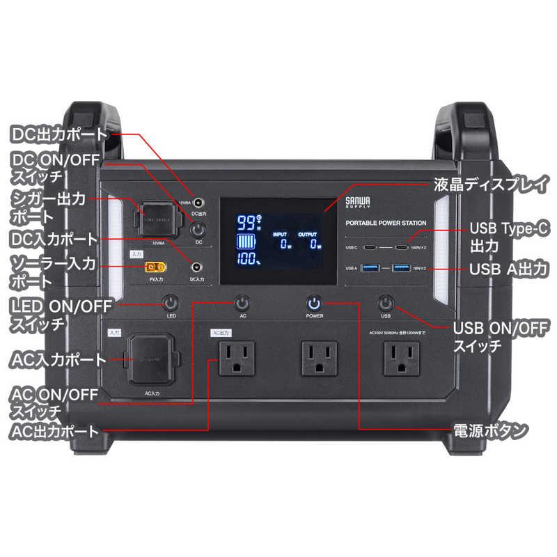 サンワサプライ　ポータブル電源 (1152Wh)　BTL-RDC30｜y-kojima｜02