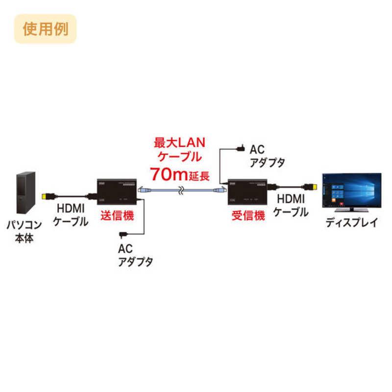 サンワサプライ　HDMIエクステンダー(セットモデル) ブラック　VGA-EXHDLT｜y-kojima｜04