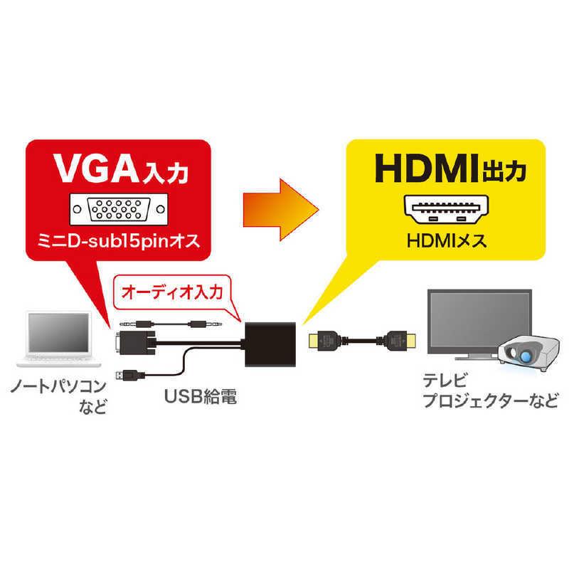 SANWA SUPPLY（サンワサプライ） VGA信号HDMI変換コンバーター VGA