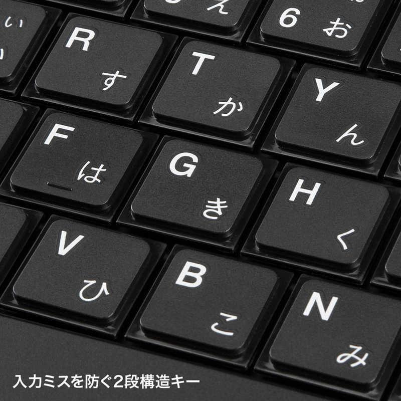 サンワサプライ　USBスリムキーボード(テンキー付)　SKB-SL17BKN (ブラック)｜y-kojima｜06