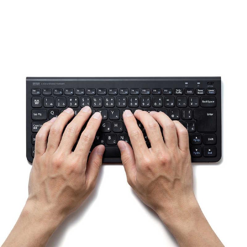 サンワサプライ ワイヤレススリムキーボード SKB-WL32BK|コジマ|02
