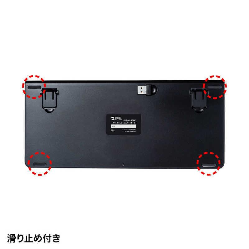 サンワサプライ ワイヤレススリムキーボード SKB-WL32BK|コジマ|07