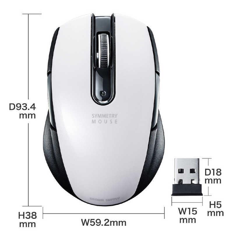 サンワサプライ ワイヤレスブルーLEDマウス(5ボタン・左右対称) MA-WBL170W|コジマPayPayモール店|12