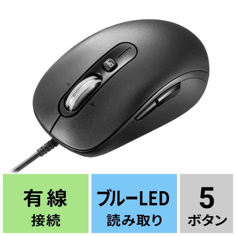 サンワサプライ 静音有線マウス(チルトホイール・高速スクロール) MA