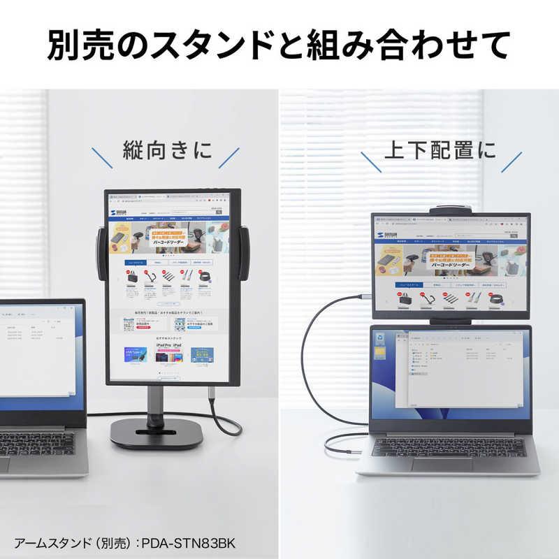 サンワサプライ タッチパネル搭載モバイルモニター(14インチ) DP-08