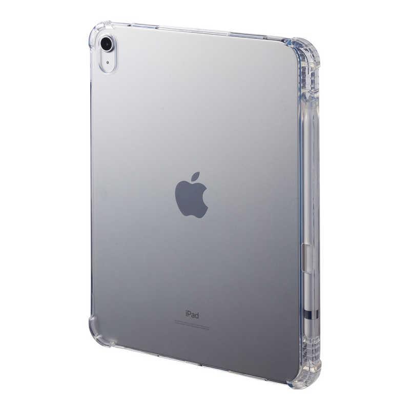 サンワサプライ　第10世代iPad 10.9インチ用ペン収納ポケット付きクリアカバー　PDA-IPAD1918CL｜y-kojima｜03