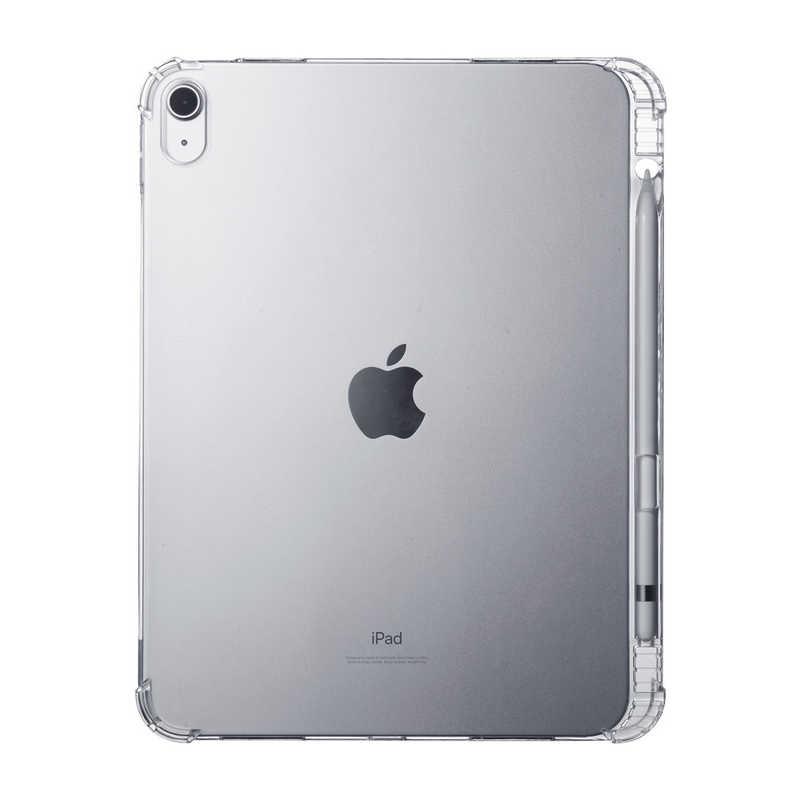 サンワサプライ　第10世代iPad 10.9インチ用ペン収納ポケット付きクリアカバー　PDA-IPAD1918CL｜y-kojima｜04