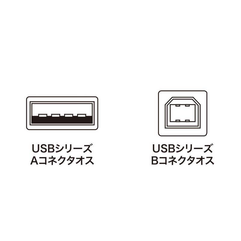 サンワサプライ　USB-A ⇔ USB-Bケーブル ［4m /USB2.0］ ライトグレー　KU20-4HK2｜y-kojima｜05