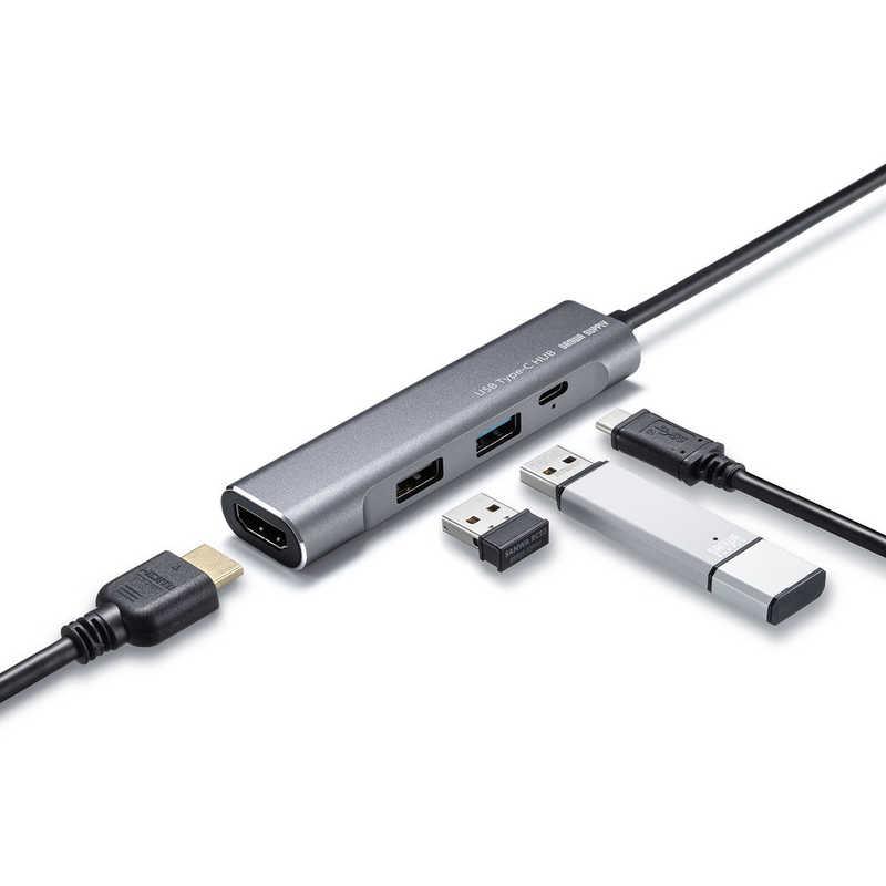 サンワサプライ　USB-3TCH37GM HDMIポート付 USB Type-Cハブ　USB-3TCH37GM｜y-kojima｜12