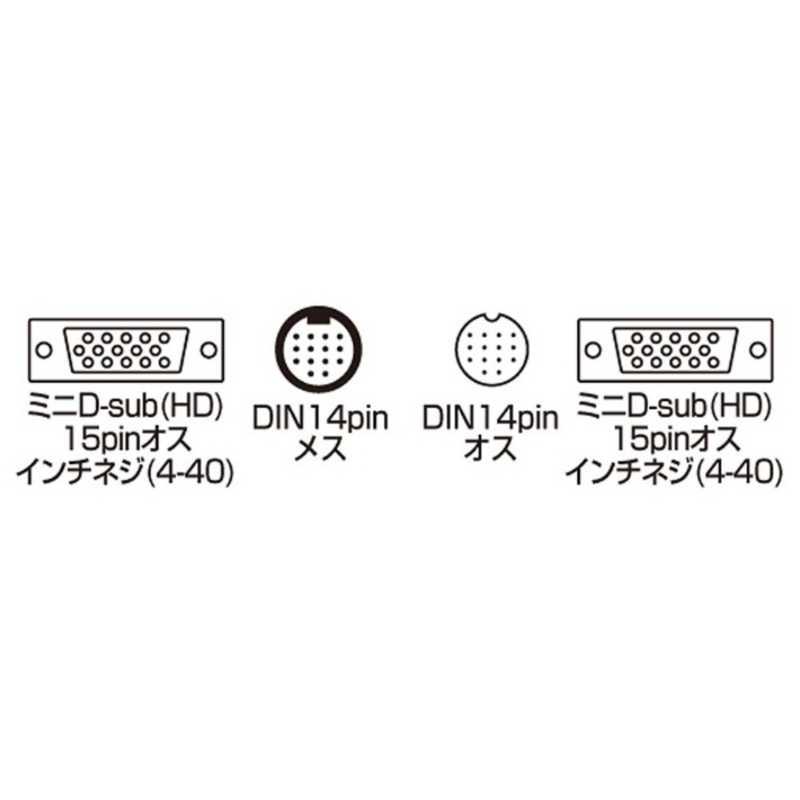サンワサプライ　ディスプレイ工事配線ケーブル(アナログRGB・複合同軸 工事用・20m)　KC-K200_1