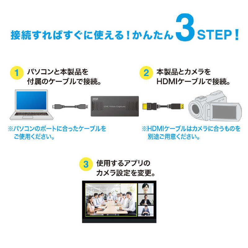 SANWA SUPPLY（サンワサプライ） USB-HDMIカメラアダプタ(USB2.0) USB