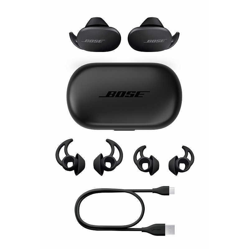 BOSE　フルワイヤレスイヤホン ノイズキャンセリング対応 リモコン・マイク対応　Bose QuietComfort Earbuds Triple Black｜y-kojima｜04