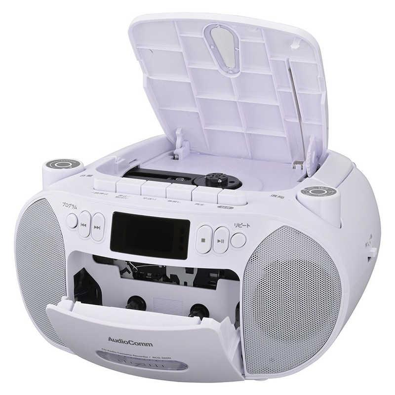 オーム電機 CDラジカセ AudioComm ［ワイドFM対応 /CDラジカセ
