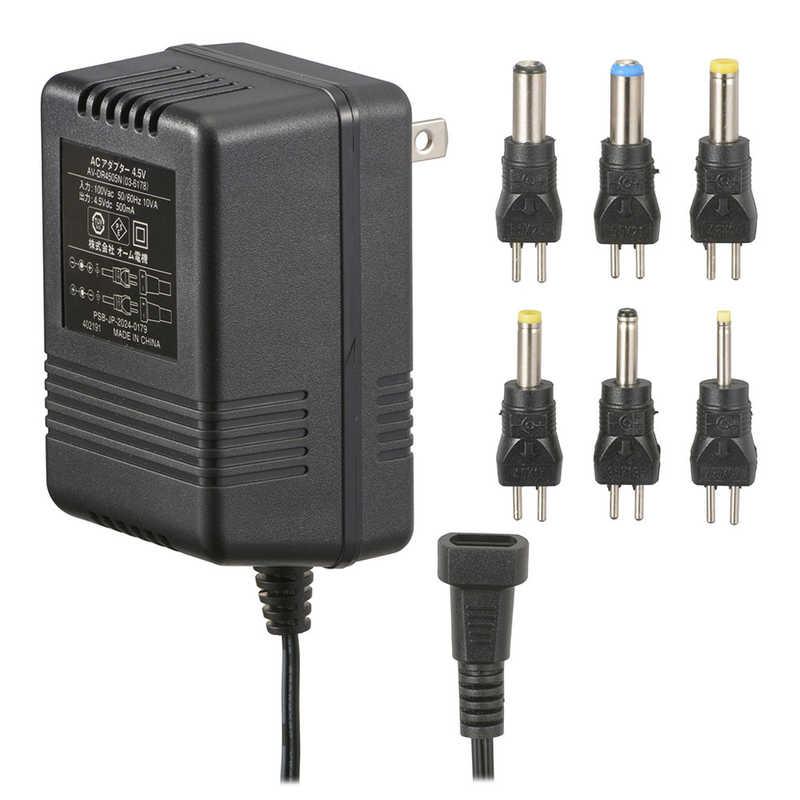 OHM（オーム電機） 電源アダプター 4.5V 0.5A AudioComm AV-DR4505N