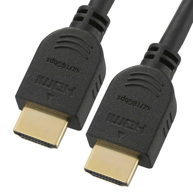 オーム電機　HDMIケーブル ブラック [1m /HDMI⇔HDMI /スタンダードタイプ /4K対応]　VIS-C10PR-K｜y-kojima｜02