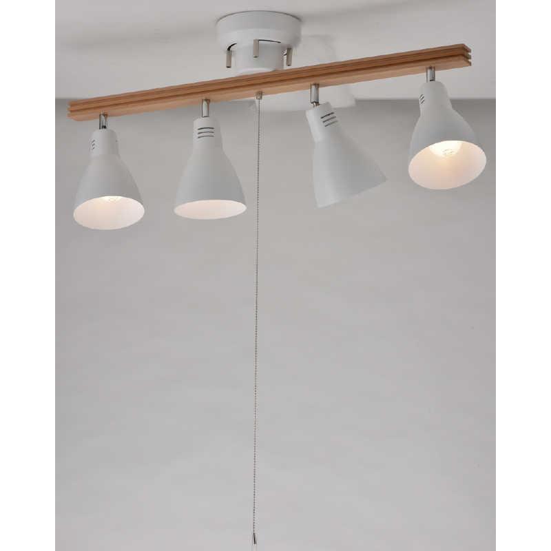 OHM（オーム電機） 4灯シーリングライト LT-YN40AW-W ホワイト