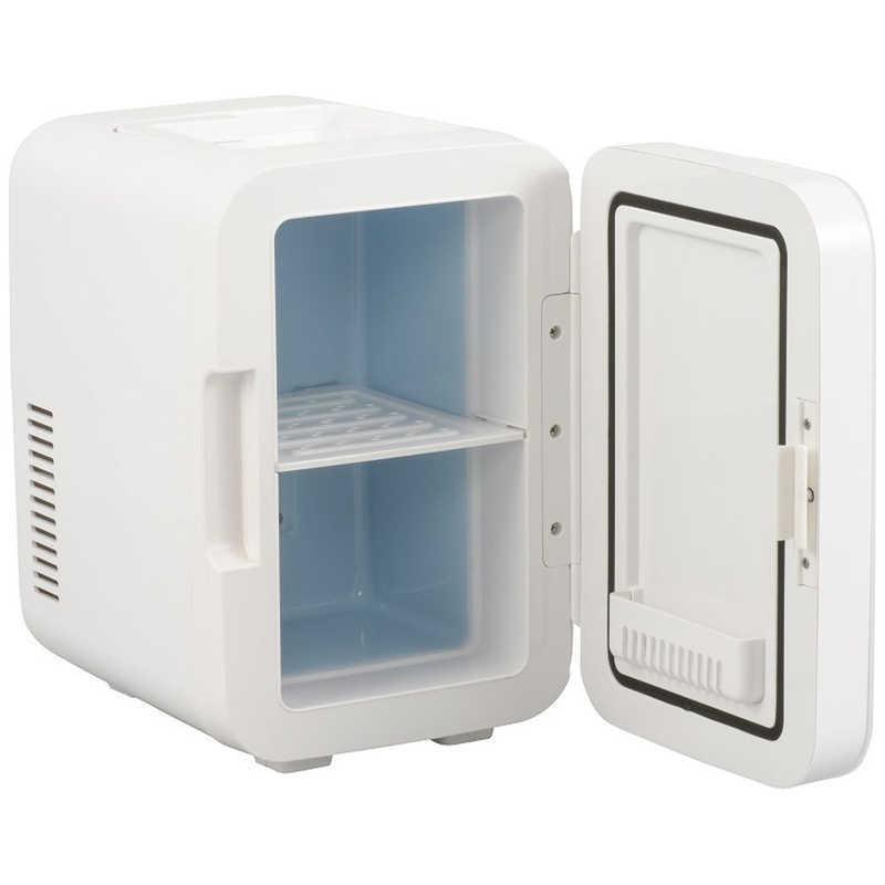 オーム電機 ポータブル電子式保冷保温ボックス(5L) アイボリーホワイト