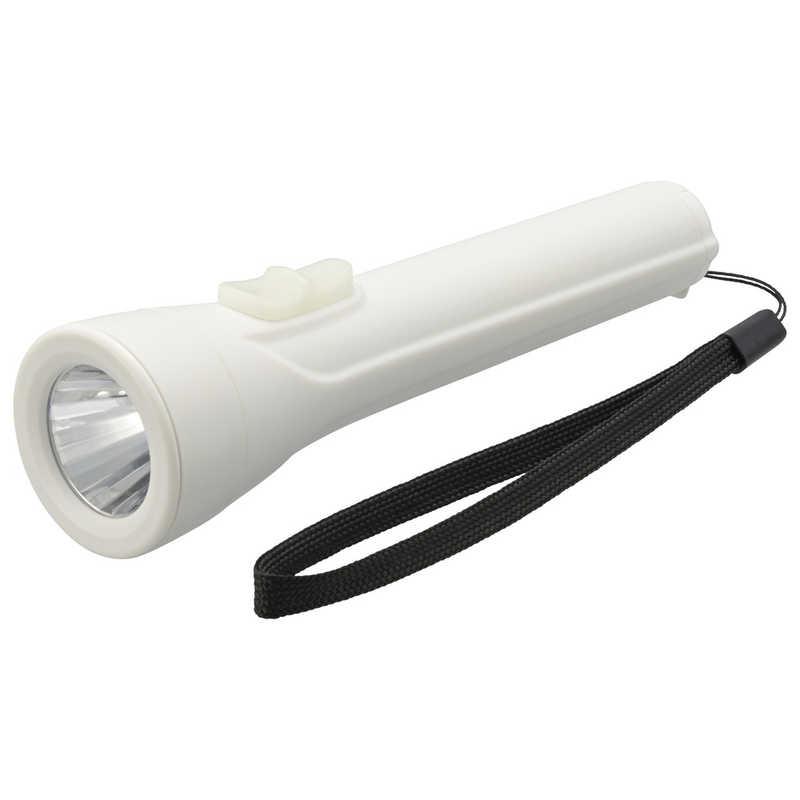 ORIGINALBASIC 懐中電灯 ［LED / 単3乾電池×2］ ホワイト OB-FL070-W