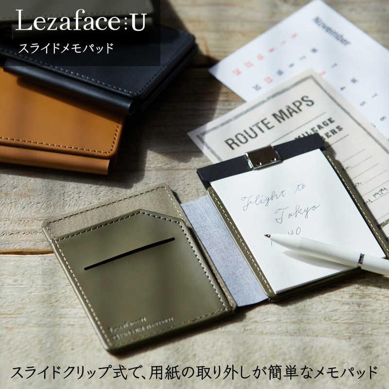 専用　ロメオ romeo オイルキップメモ L メモパッドL キングジム レザフェスU スライドメモパッド キャメル 9930LU-CA
