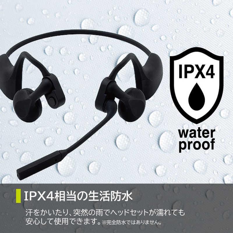 純日本製 キングジム　有線タイプ 耳をふさがないヘッドセット「コールミーツ」クロ ［マイク対応 /φ3.5mm ミニプラグ］　CMU10