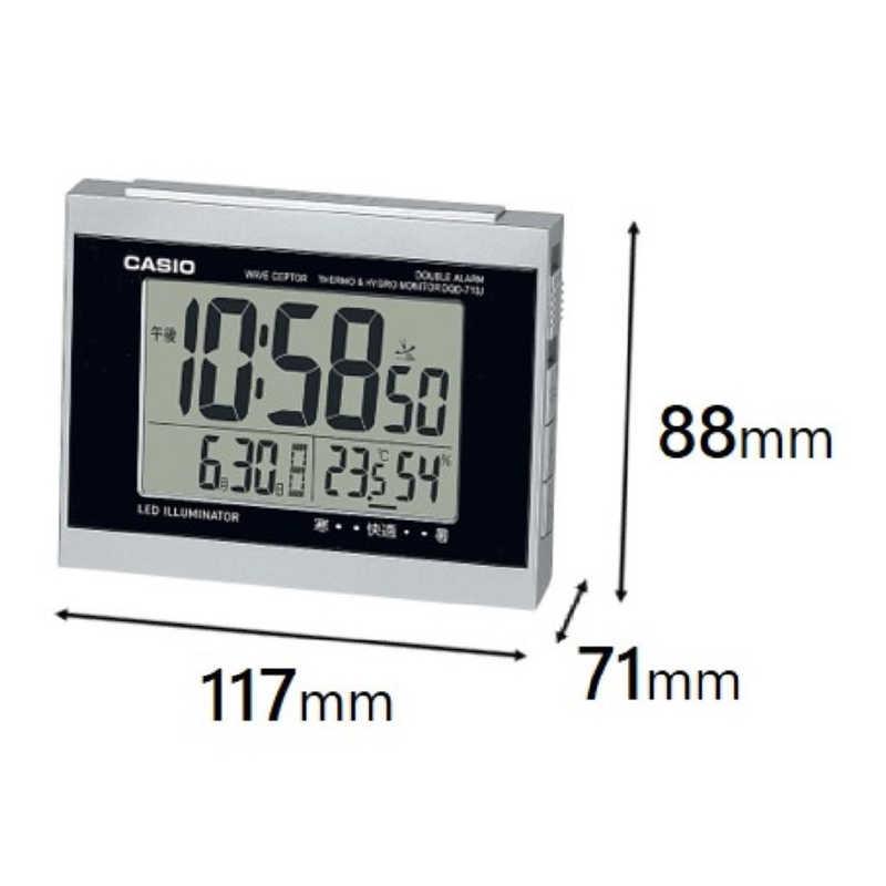 CASIO 電波時計〈目覚まし時計〉 CASIO カシオ CASIO 電波目覚まし時計 DQD-805J-8JF : コジマ