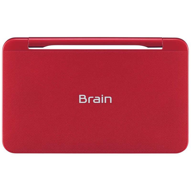 シャープ 電子辞書 BRAIN 高校生モデル(6教科対応) PW-H2-R(レッド系