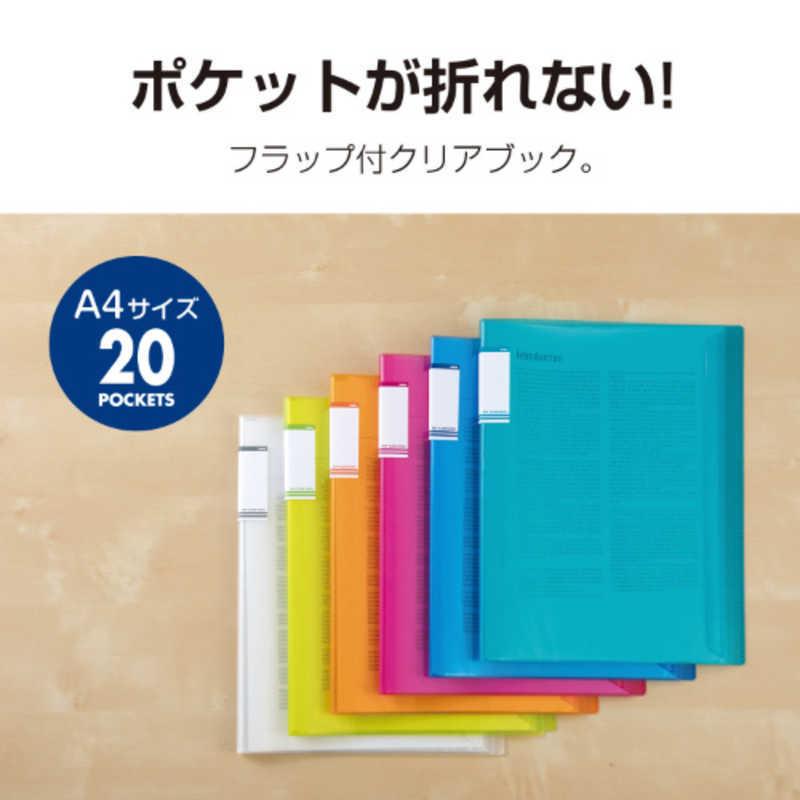 セキセイ　アクティフV フリップクリヤブック A4-S 20ポケット　ACT-5920 ローズ｜y-kojima｜05
