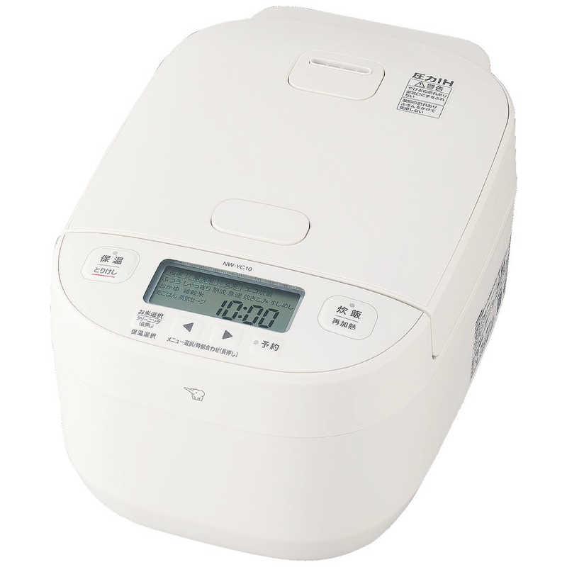 象印ZOJIRUSHI 炊飯器 豪熱大火力 NW-YC10-WA ホワイト