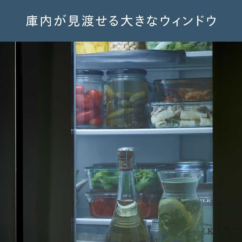 ツインバード（TWINBIRD） 冷蔵庫 4ドア 中身が見える冷蔵庫 フレンチ