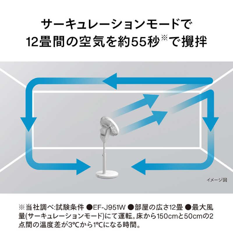 ツインバード TWINBIRD サーキュレーション扇風機3D 自動首振り機能