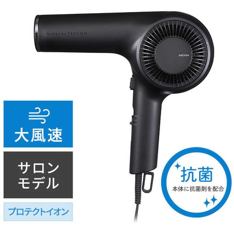 NOBBYBYTESCOM プロフェッショナルプロテクトイオンドライヤー ブラック Nobby by TESCOM NIB300A 安全 NOBBYBYTESCOM プロフェッショナルプロテクトイオンドライヤー ブラック Nobby by TESCOM NIB300A 安全