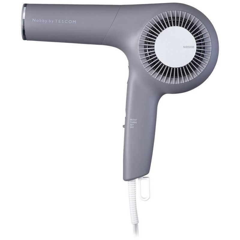 TESCOM テスコム プロフェッショナル プロテクトイオン ヘアドライヤー Nobby by TESCOM NIB500B-H スモーキーグレーの商品画像（Yahoo!ショッピング）