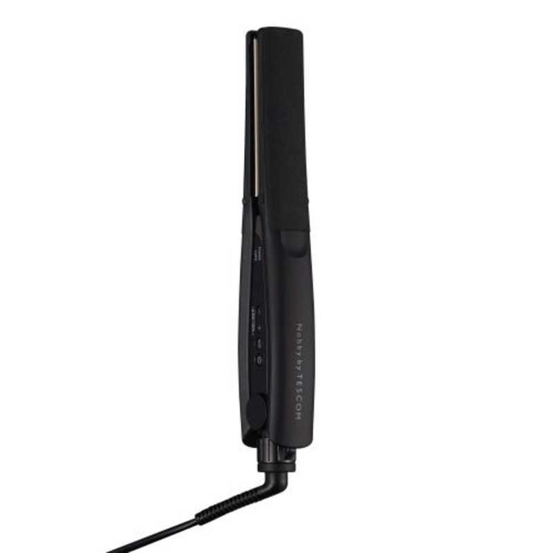 テスコム　ストレートアイロン プロフェッショナル プロテクトイオン Nobby by TESCOM 25mm 60℃〜210℃ 海外対応 交流(コード)式 ブラック　NIS500B-K テスコム（TESCOM） ストレートアイロン プロフェッショナル